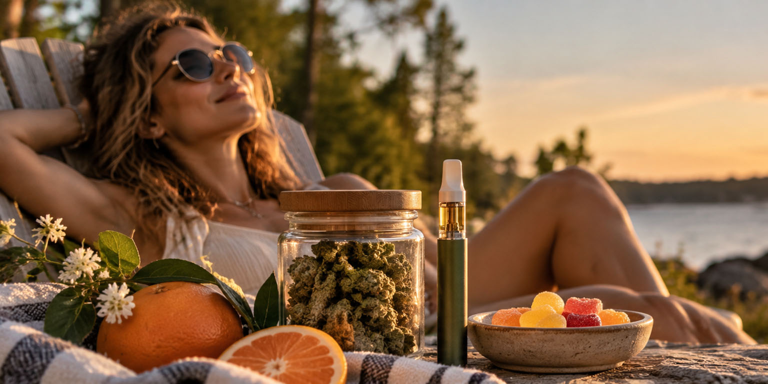 Cannabis Terpenes That Match the Mood of Summer